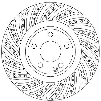 Trw Bremsscheibe [Hersteller-Nr. DF6633S] für Mercedes-Benz