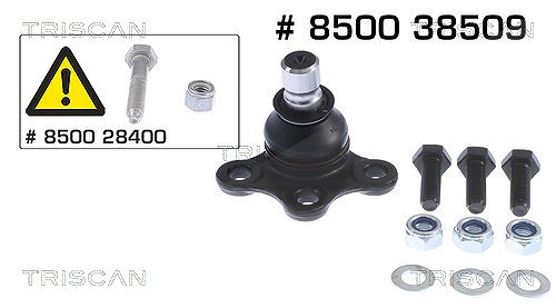 Kawe Trag-/Führungsgelenk [Hersteller-Nr. 850038509] für Peugeot, Ds, Citroën