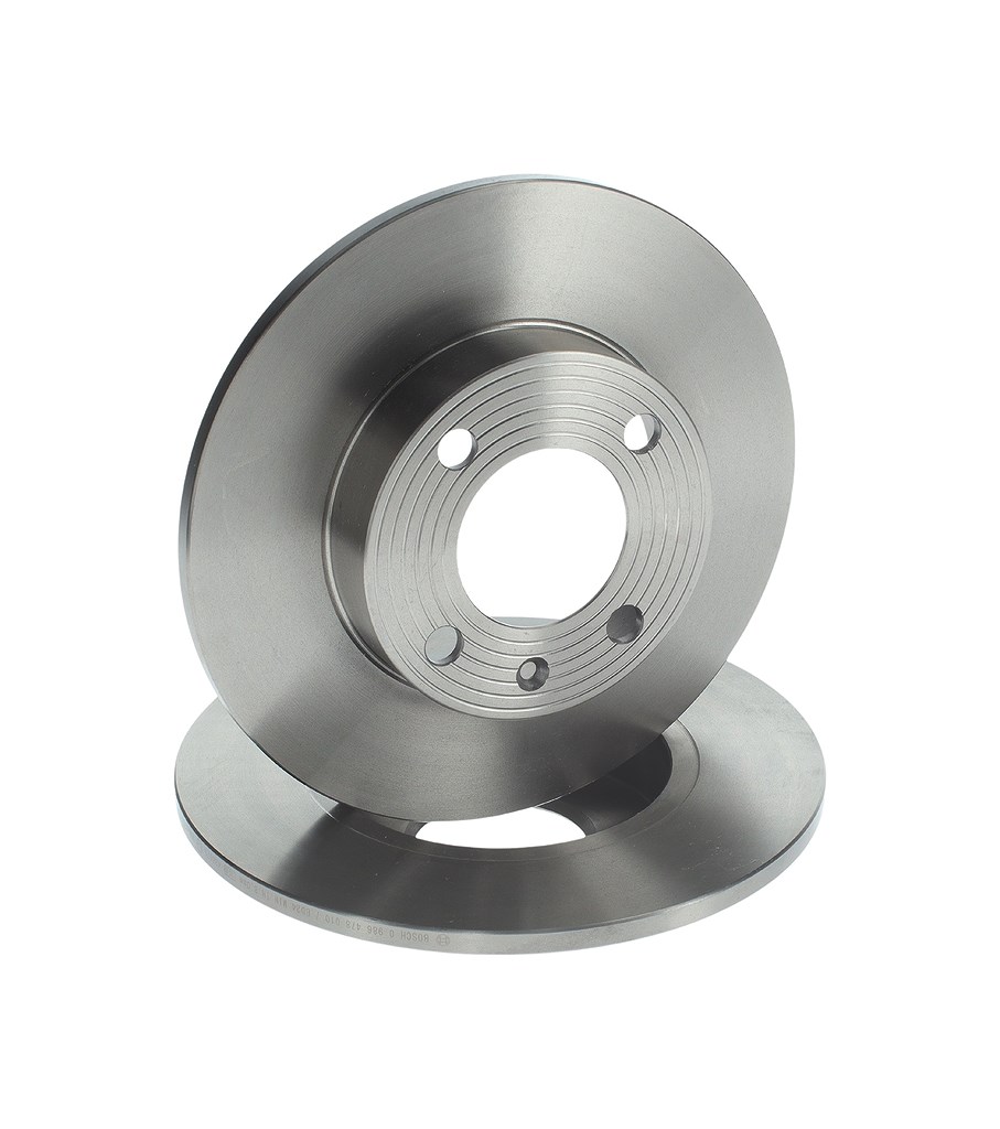 Bosch Bremsscheibe Vorder-/Hinterachse Voll [Hersteller-Nr. 0986478010] für VW, Audi, Seat