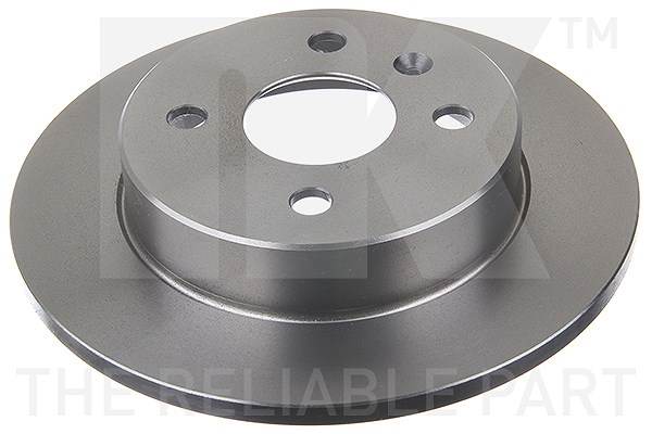 Nk Bremsscheibe Hinterachse Voll [Hersteller-Nr. 203633] für Vauxhall, Opel, Chevrolet