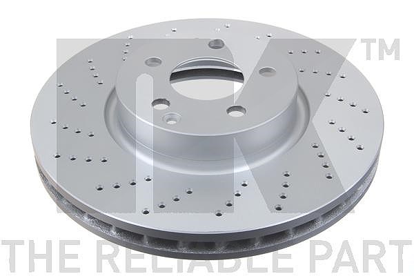 Nk 1x Bremsscheibe Vorderachse Belüftet [Hersteller-Nr. 3133102] für Mercedes-Benz