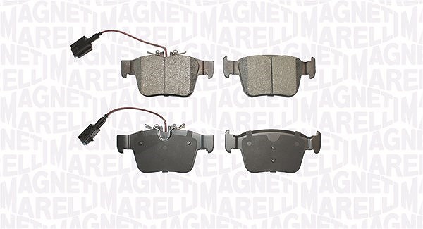 Magneti Marelli Bremsbelagsatz, Scheibenbremse [Hersteller-Nr. 363916061111] für Alfa Romeo, Maserati