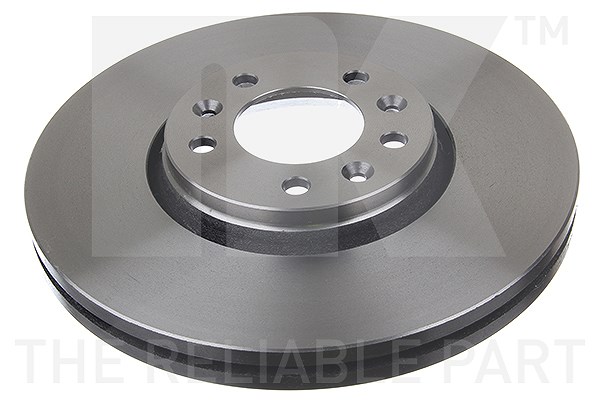 Nk 1x Bremsscheibe Vorderachse Belüftet [Hersteller-Nr. 203734] für Toyota, Fiat, Peugeot, Citroën