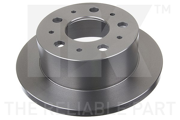 Nk Bremsscheibe Hinterachse Voll [Hersteller-Nr. 203732] für Fiat, Opel, Citroën, Vauxhall, Peugeot