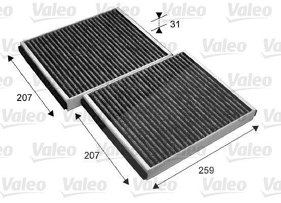 Valeo Filter, Innenraumluft [Hersteller-Nr. 715690] für Rolls-royce, BMW