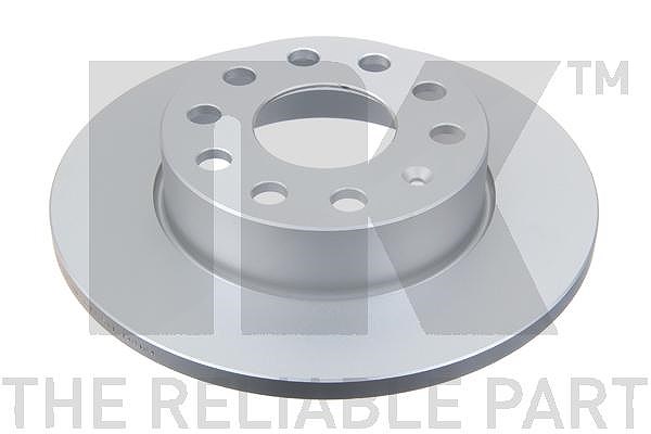 Nk 1x Bremsscheibe Hinterachse Voll [Hersteller-Nr. 314794] für Audi, VW, Seat, Skoda