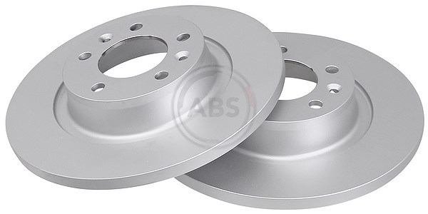 A.b.s. Bremsscheibe Hinterachse Voll [Hersteller-Nr. 17774] für Fiat, Peugeot, Citroën, Toyota