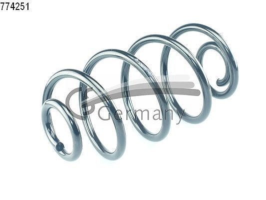 Cs Germany 1x Fahrwerksfeder Hinterachse [Hersteller-Nr. 14.774.251] für Opel, Vauxhall