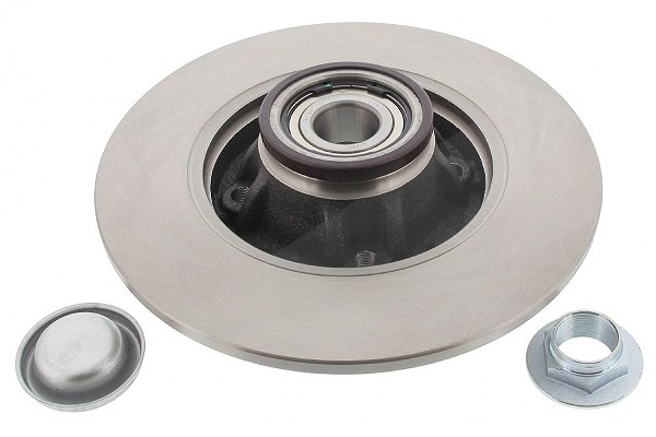 Mapco 1x Bremsscheibe mit Radlager mit ABS-Ring Hinterachse [Hersteller-Nr. 15341] für Ds, Peugeot, Citroën