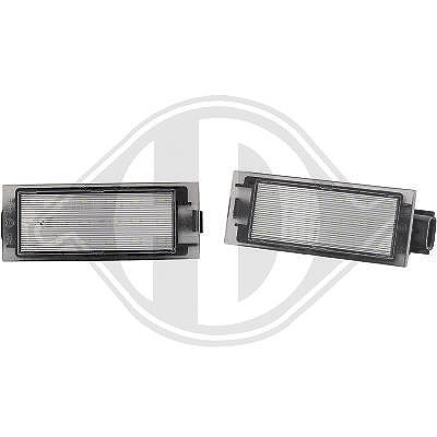 Diederichs Kennzeichenleuchte [Hersteller-Nr. LID10400] für Opel, Renault
