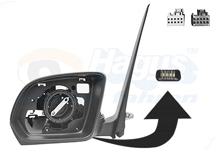 Van Wezel Außenspiegel [Hersteller-Nr. 3082827] für Mercedes-Benz