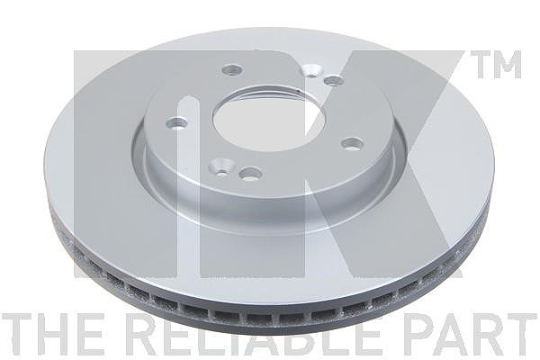 Nk COATED Bremsscheibe Vorderachse Belüftet [Hersteller-Nr. 313526] für Kia, Hyundai
