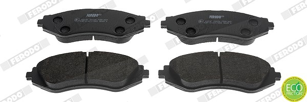 Ferodo Bremsbelagsatz, Scheibenbremse [Hersteller-Nr. FDB1369] für Daewoo, Chevrolet, Hyundai