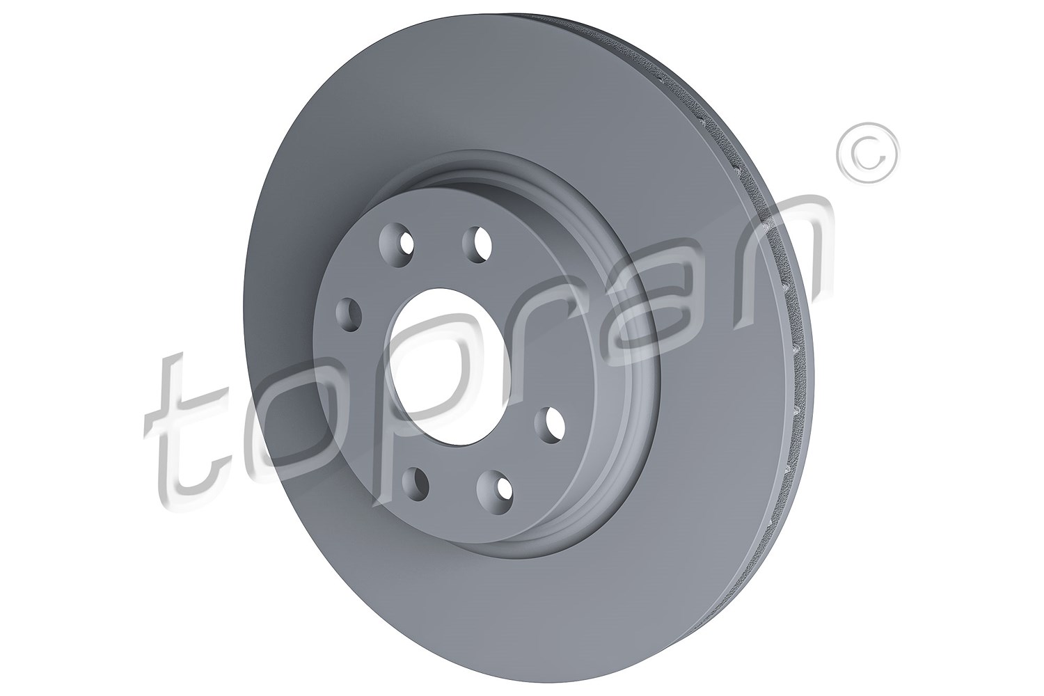 Topran Bremsscheibe Vorderachse Belüftet [Hersteller-Nr. 701416] für Smart, Renault, Dacia