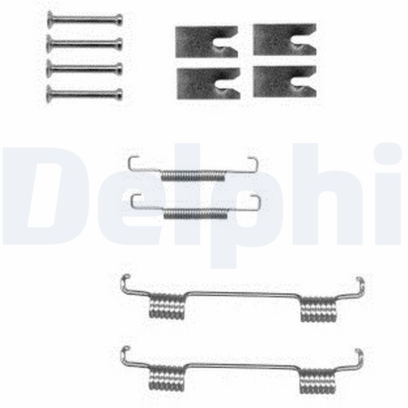 Delphi Zubehörsatz, Feststellbremsbacken [Hersteller-Nr. LY1366] für Land Rover