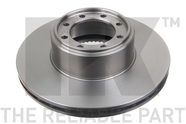 Nk 1x Bremsscheibe Hinterachse Belüftet [Hersteller-Nr. 202355] für Iveco