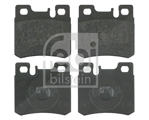 Febi Bilstein Bremsbelagsatz, Scheibenbremse [Hersteller-Nr. 16153] für Mercedes-Benz