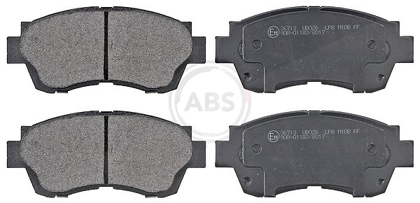 A.b.s. Bremsbelagsatz, Scheibenbremse [Hersteller-Nr. 36713] für Toyota, Lexus