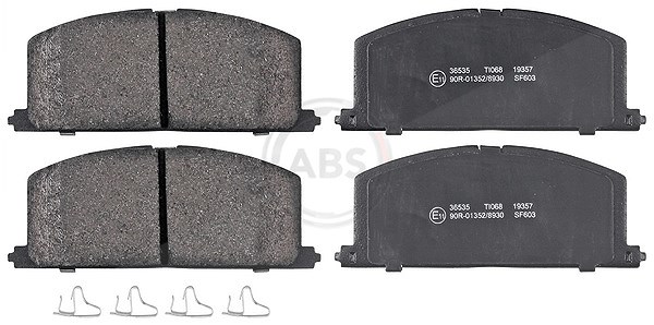 A.b.s. Bremsbelagsatz, Scheibenbremse [Hersteller-Nr. 36535] für Toyota