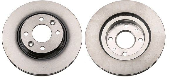 Trw Bremsscheibe Vorderachse Belüftet [Hersteller-Nr. DF6534] für Renault, Smart, Dacia