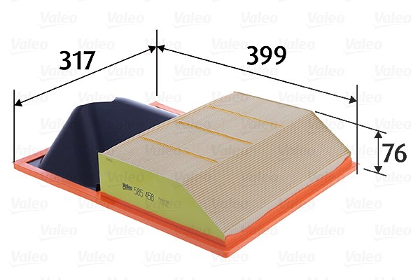 Valeo Luftfilter [Hersteller-Nr. 585458] für Iveco