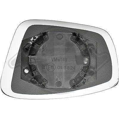Diederichs Spiegelglas, Außenspiegel [Hersteller-Nr. 7433026] für Seat, Skoda