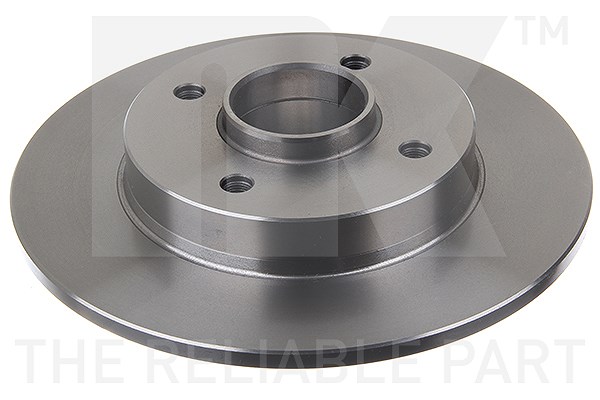 Nk 1x Bremsscheibe hinten ohne Radlager [Hersteller-Nr. 201939] für Peugeot, Citroën