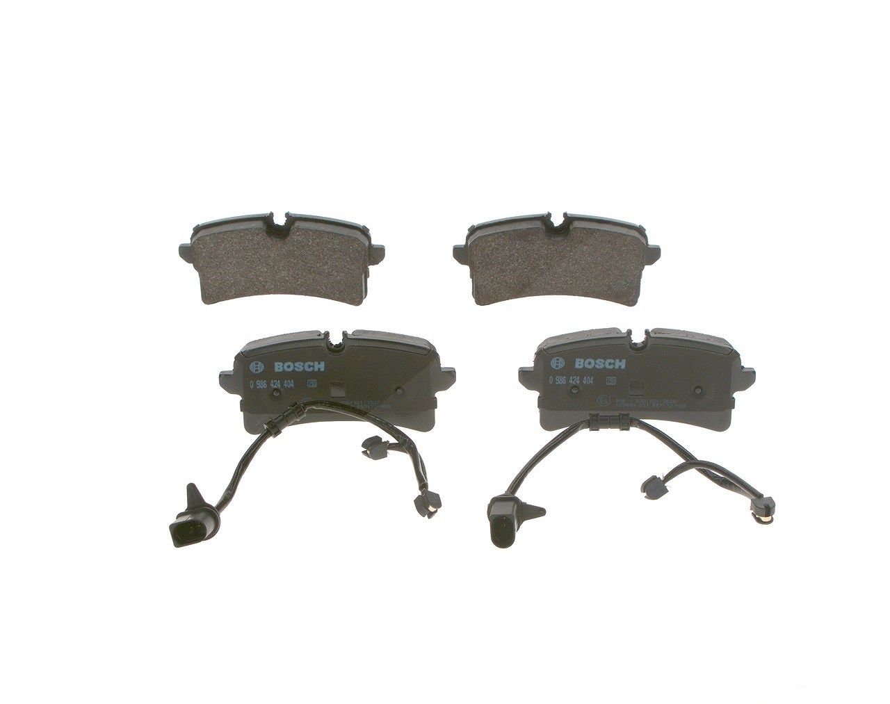 Bosch Bremsbelagsatz, Scheibenbremse [Hersteller-Nr. 0986424404] für Porsche, Audi, Bentley