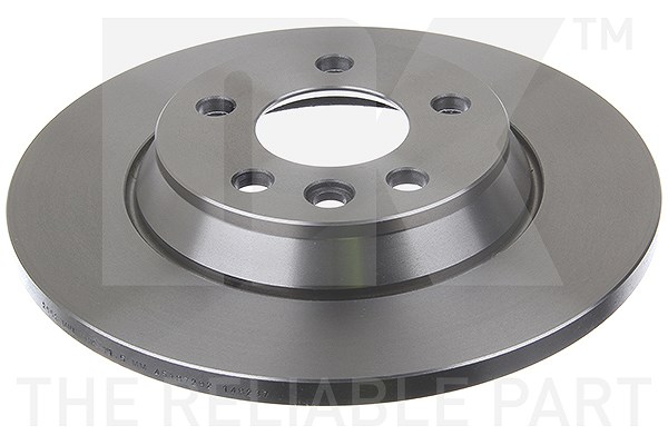 Nk Bremsscheibe Hinterachse Voll [Hersteller-Nr. 202552] für Seat, VW, Ford
