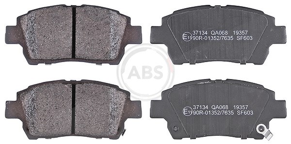 A.b.s. Bremsbelagsatz, Scheibenbremse [Hersteller-Nr. 37134] für Toyota