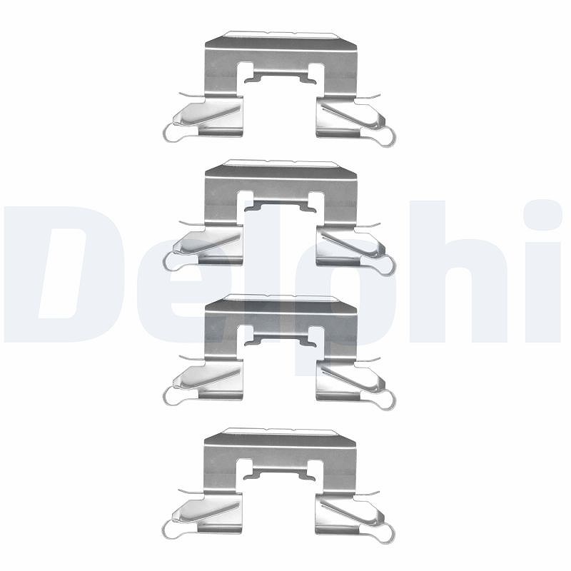 Delphi Zubehörsatz, Scheibenbremsbelag [Hersteller-Nr. LX0507] für Suzuki, Daihatsu, Subaru, Mazda, Ford