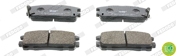 Ferodo Bremsbelagsatz, Scheibenbremse [Hersteller-Nr. FDB1017] für Vauxhall, Isuzu, Opel