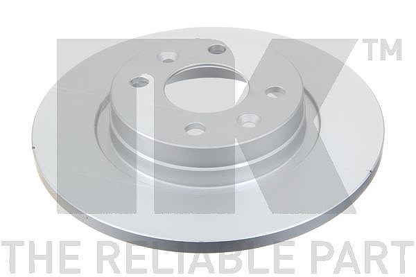 Nk 1x Bremsscheibe Vorderachse Voll [Hersteller-Nr. 313939] für Renault, Dacia, Smart