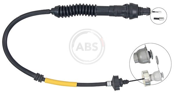 A.b.s. Seilzug, Kupplungsbetätigung [Hersteller-Nr. K28075] für Peugeot, Citroën