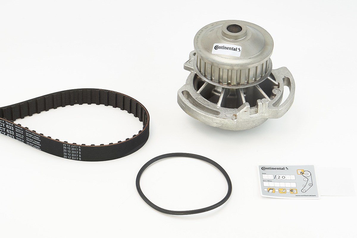 Continental Ctam Wasserpumpe + Zahnriemensatz [Hersteller-Nr. CT633WP1] für Audi, VW, Wartburg