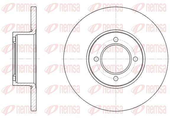 Kawe 1x Bremsscheibe [Hersteller-Nr. 612700] für Opel, Vauxhall