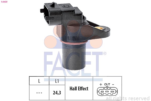 Facet Sensor, Nockenwellenposition [Hersteller-Nr. 9.0459] für Mercedes-Benz, Jeep, Chrysler