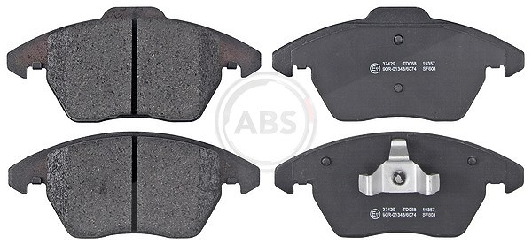 A.b.s. Bremsbelagsatz, Scheibenbremse [Hersteller-Nr. 37429] für Peugeot, Audi, VW, Citroën, Seat
