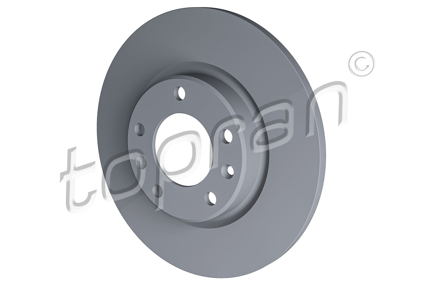 Topran Bremsscheibe Hinterachse Voll [Hersteller-Nr. 723881] für Citroën, Peugeot, Toyota, Opel, Vauxhall