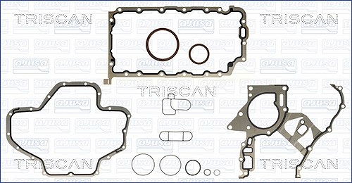 Triscan Dichtungssatz, Kurbelgehäuse [Hersteller-Nr. 595-1042] für Saab, Opel, Vauxhall, Chevrolet