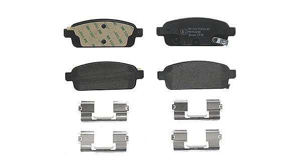Magneti Marelli Bremsbelagsatz, Scheibenbremse [Hersteller-Nr. 363700459087] für Opel, Vauxhall