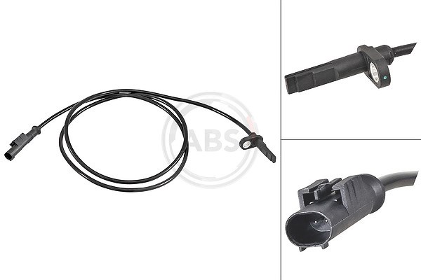 A.b.s. Sensor, Raddrehzahl [Hersteller-Nr. 31618] für Iveco