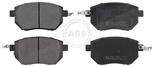 A.b.s. Bremsbeläge vorne (Satz) [Hersteller-Nr. 37504] für Infiniti, Nissan