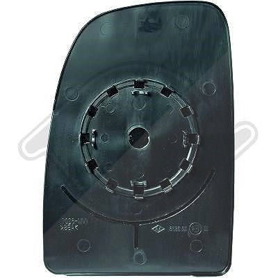 Diederichs Spiegelglas, Außenspiegel [Hersteller-Nr. 3484126] für Fiat, Peugeot, Citroën, Opel