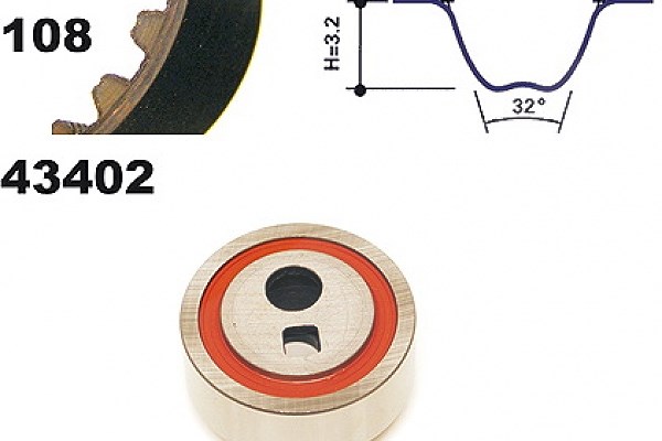 Mapco Zahnriemensatz [Hersteller-Nr. 23402] für Peugeot, Citroën