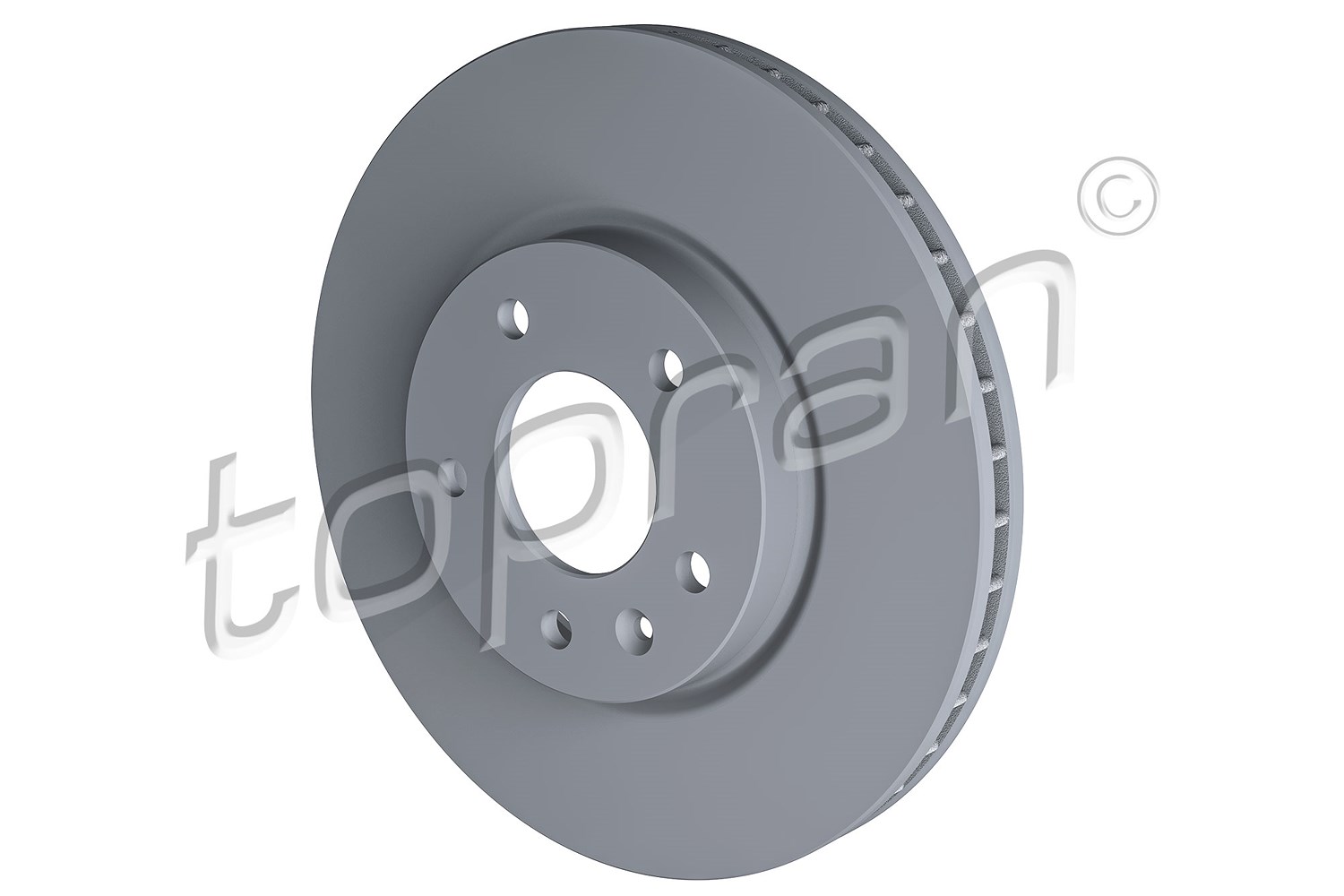 Topran Bremsscheibe Vorderachse Belüftet [Hersteller-Nr. 207982] für Vauxhall, Opel