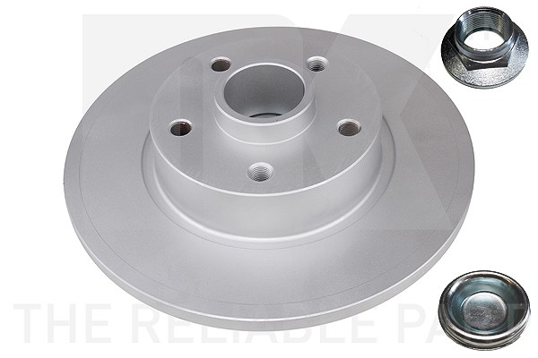Nk Bremsscheibe Hinterachse Voll [Hersteller-Nr. 313679] für Nissan, Vauxhall, Fiat, Renault, Opel