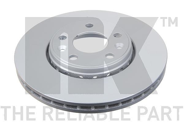 Nk 1x Bremsscheibe Vorderachse Belüftet [Hersteller-Nr. 313971] für Renault