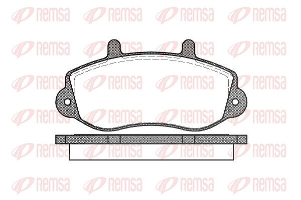 Kawe Bremsbelagsatz, Scheibenbremse [Hersteller-Nr. 067700] für Renault, Vauxhall, Opel