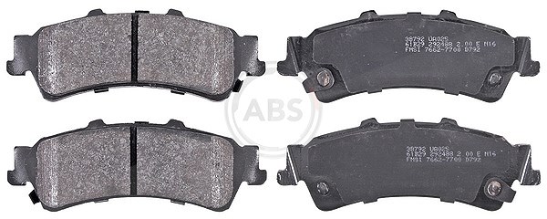 A.b.s. Bremsbelagsatz, Scheibenbremse [Hersteller-Nr. 38792] für Chevrolet, Cadillac